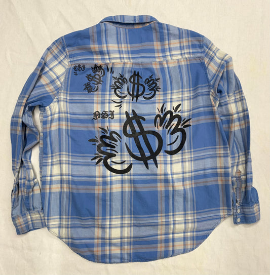 "Many Blessings" Flannel 3 (Large)