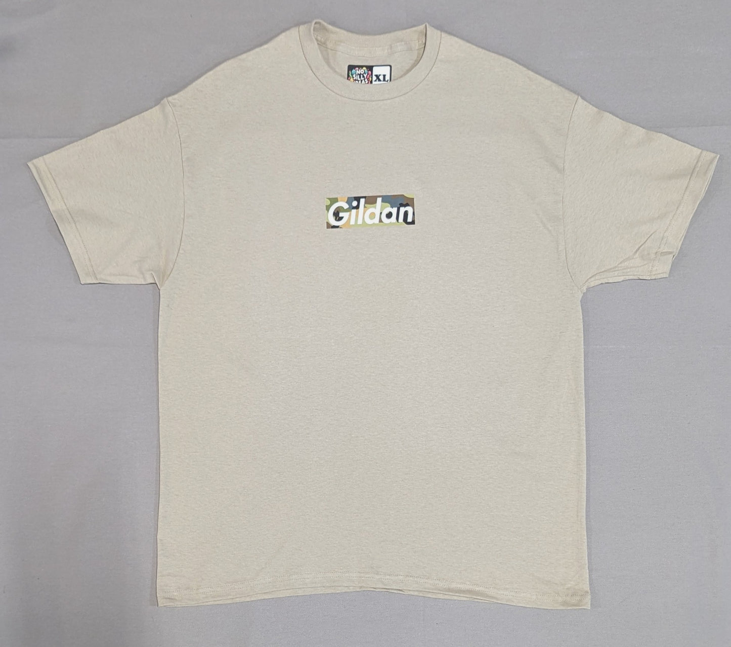 Camo Gildan Box Logo Tee