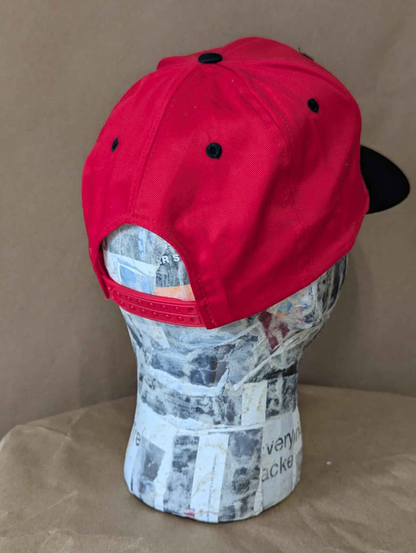 Goofy Wook Vintage Red and Black Baseball Hat
