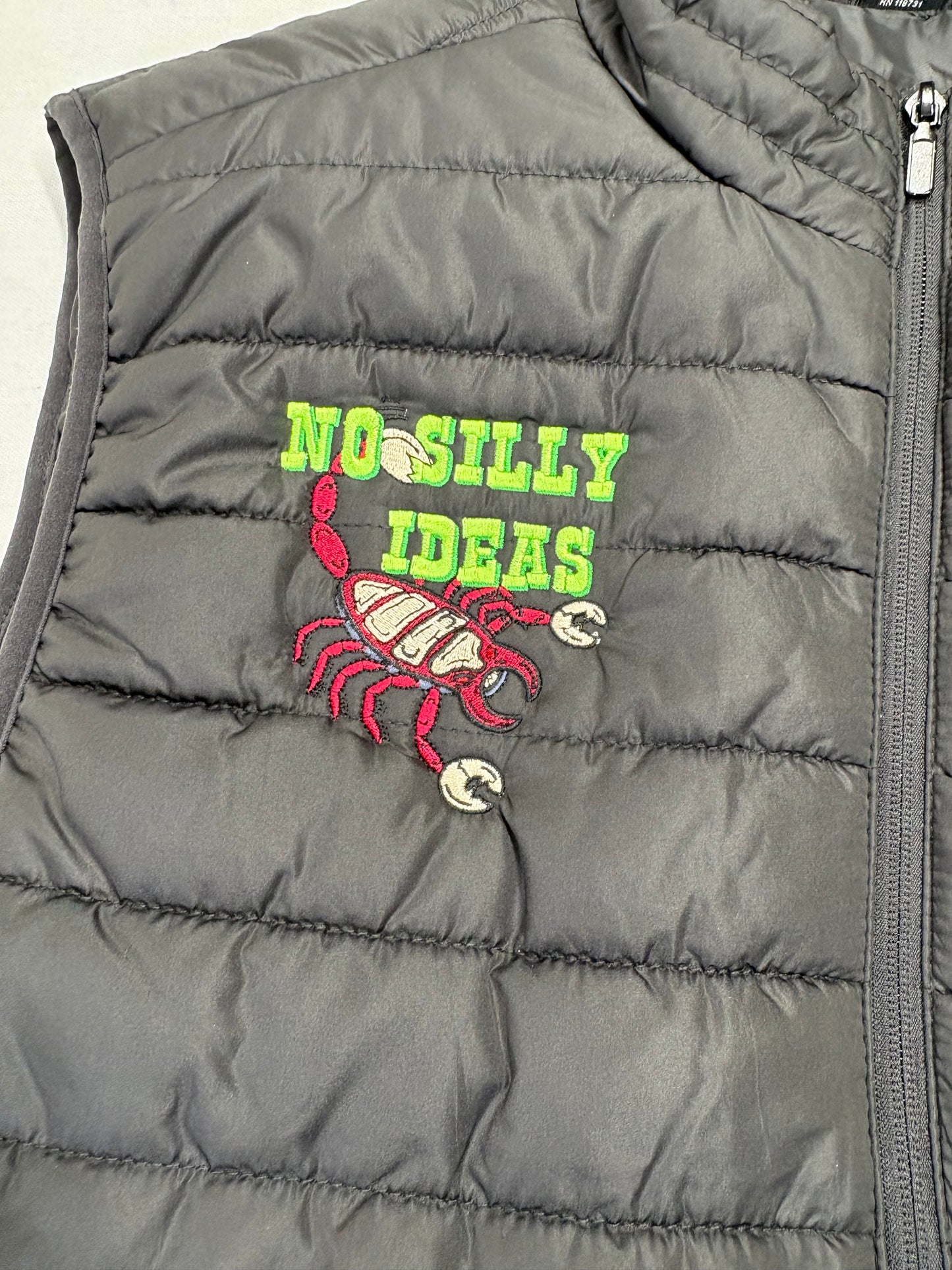 Don't Mess Upcycled Puffer Vest
