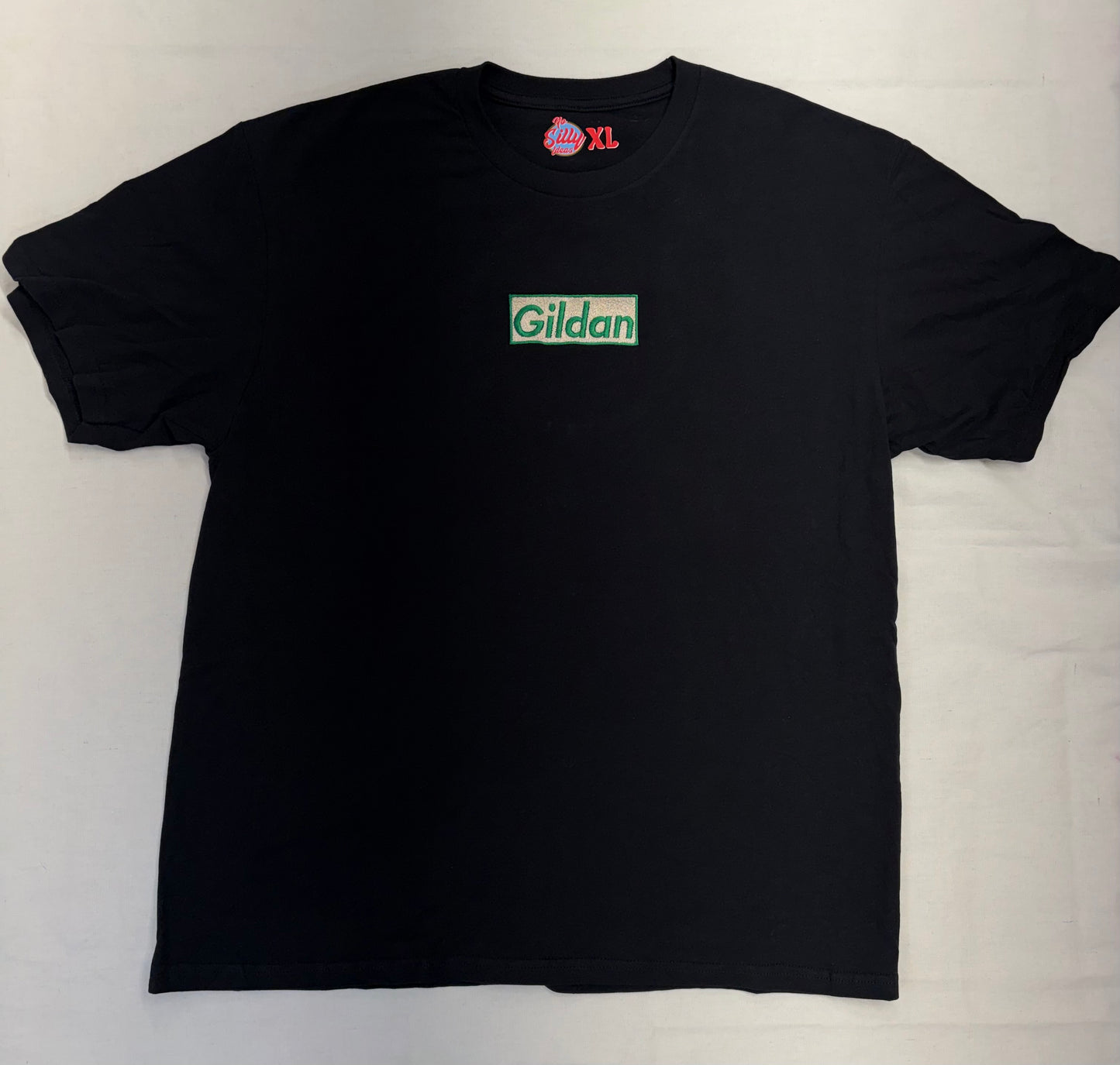 Gildan Box Logo Embroidered T Shirt