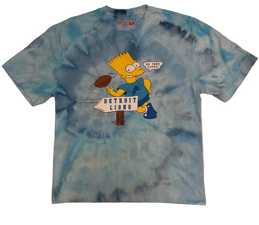 *Vintage inspired Bart Lions Ice Dye T