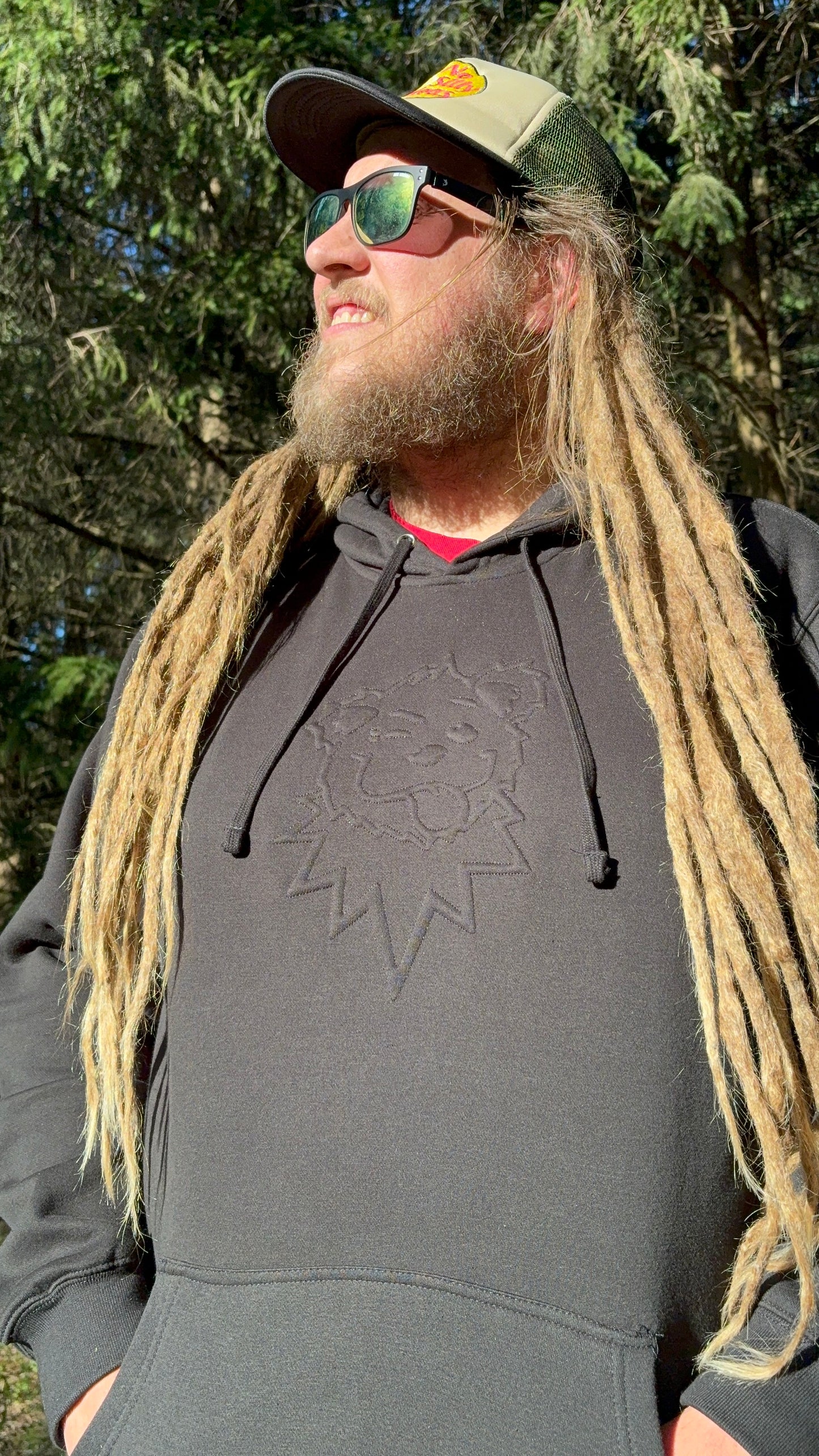 **Pre Sale** BEAR HEAD embossed embroidery hoodie