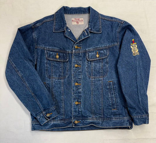 Bend The Knee for No Man Upcycled Jean Jacket