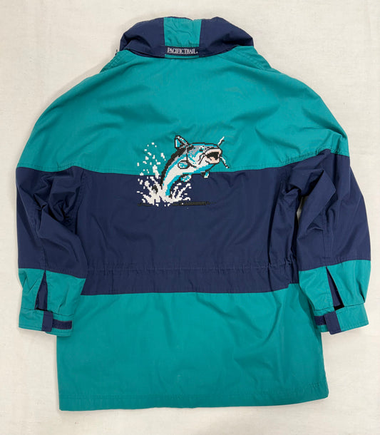 8-Bit Catfish Vintage Upcycled Jacket