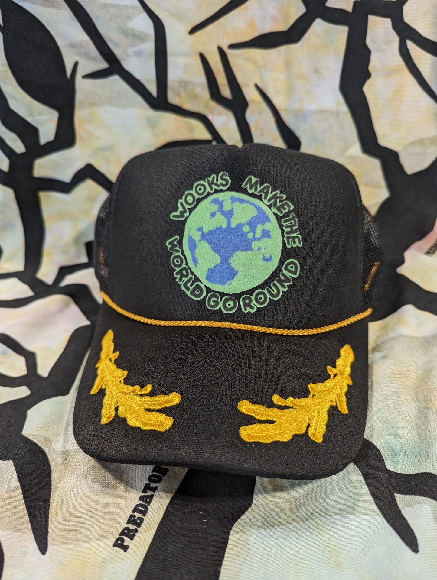 Wooks Make The World Go Round Trucker Hat