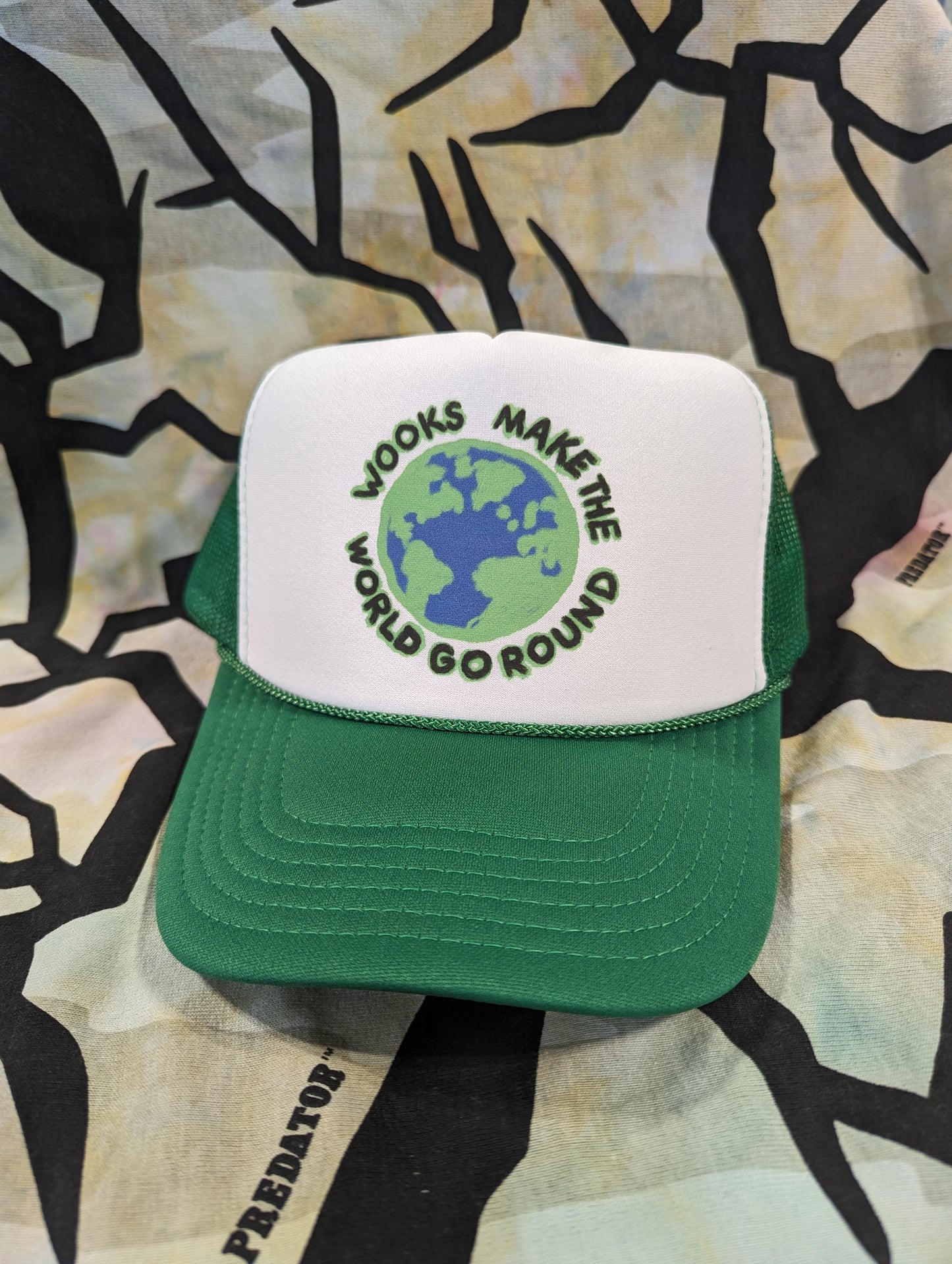 Wooks Make The World Go Round Trucker Hat