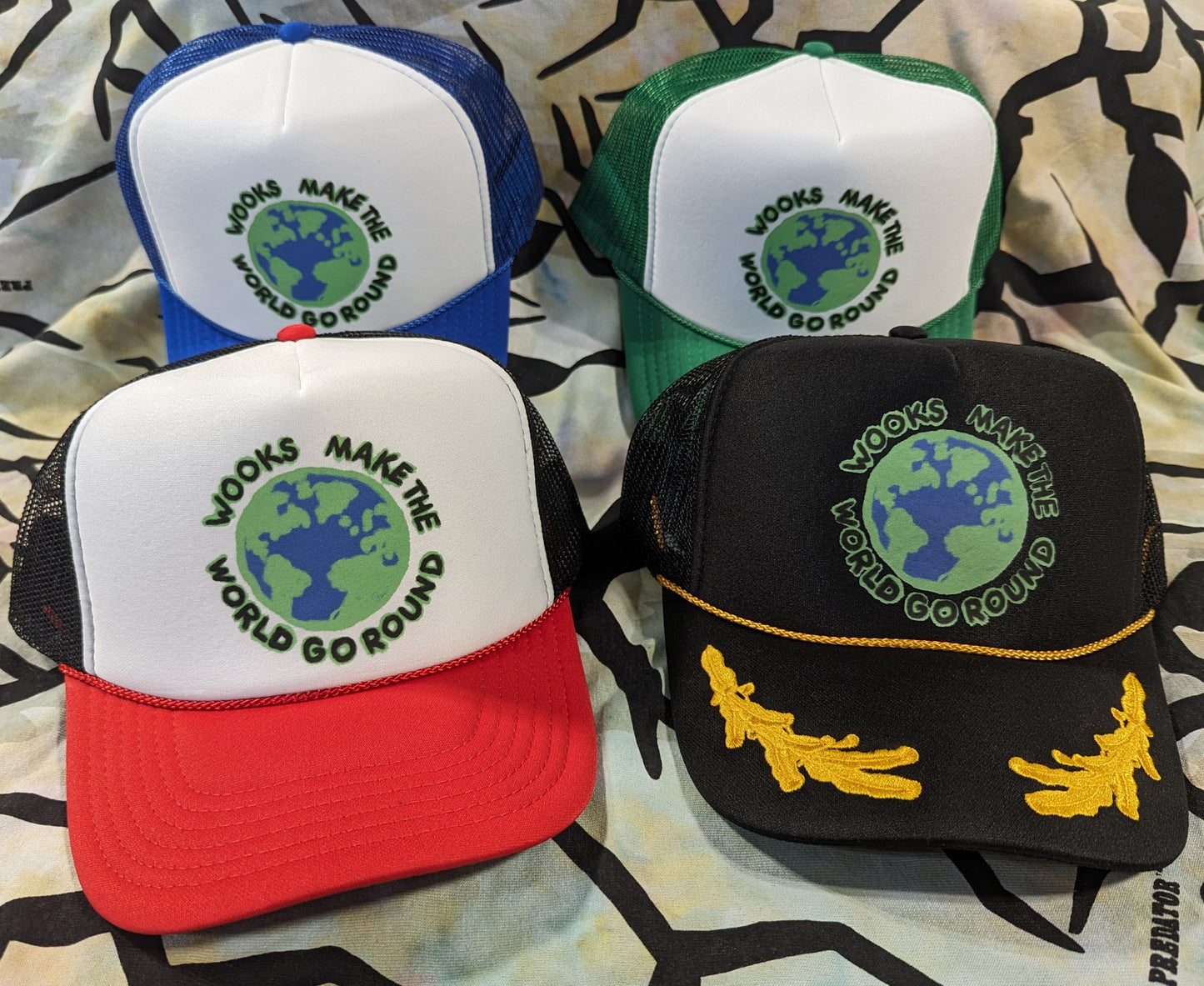 Wooks Make The World Go Round Trucker Hat