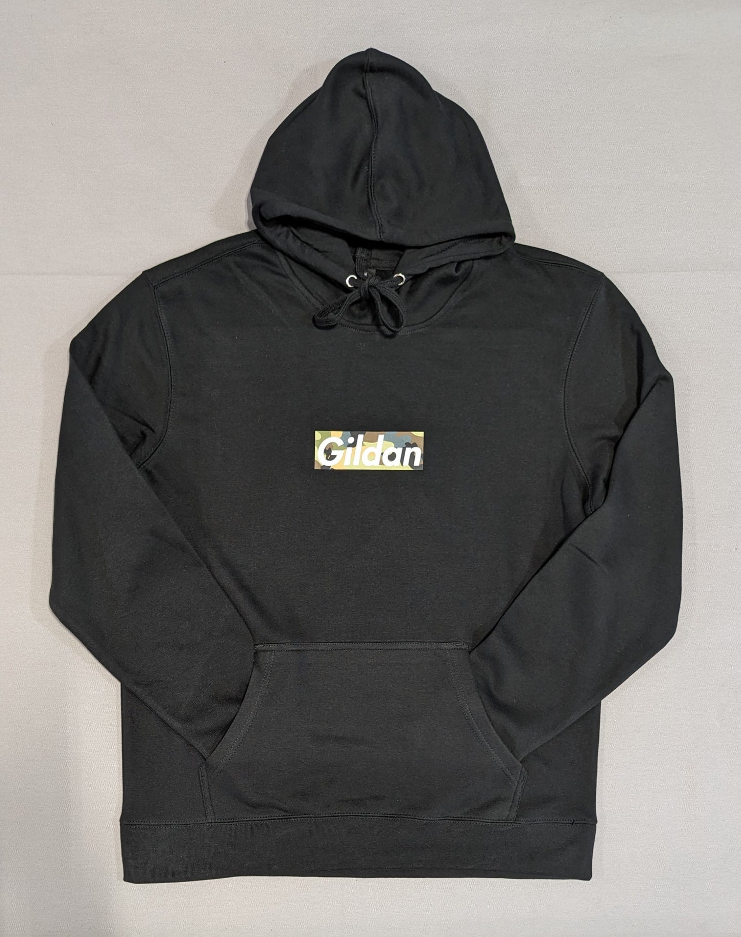 Camo Gildan Box Logo Hoodie