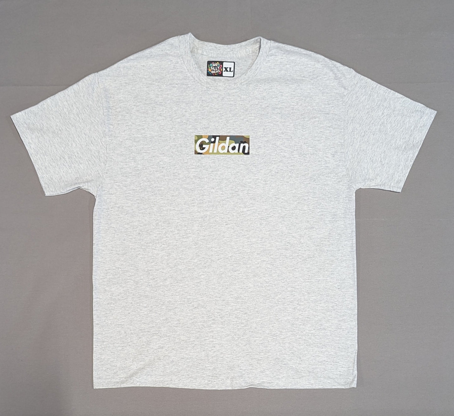 Camo Gildan Box Logo Tee