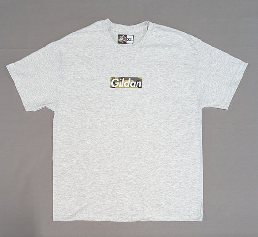 Camo Gildan Box Logo Tee