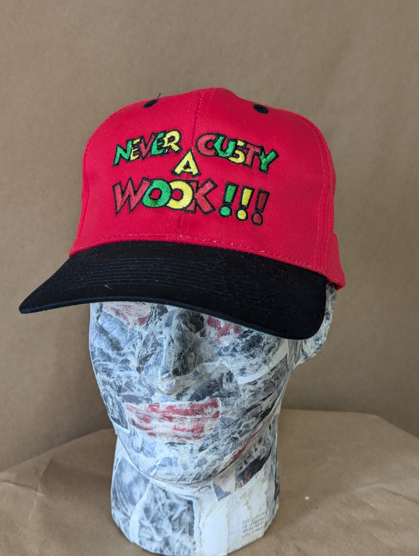 Goofy Wook Vintage Red and Black Baseball Hat