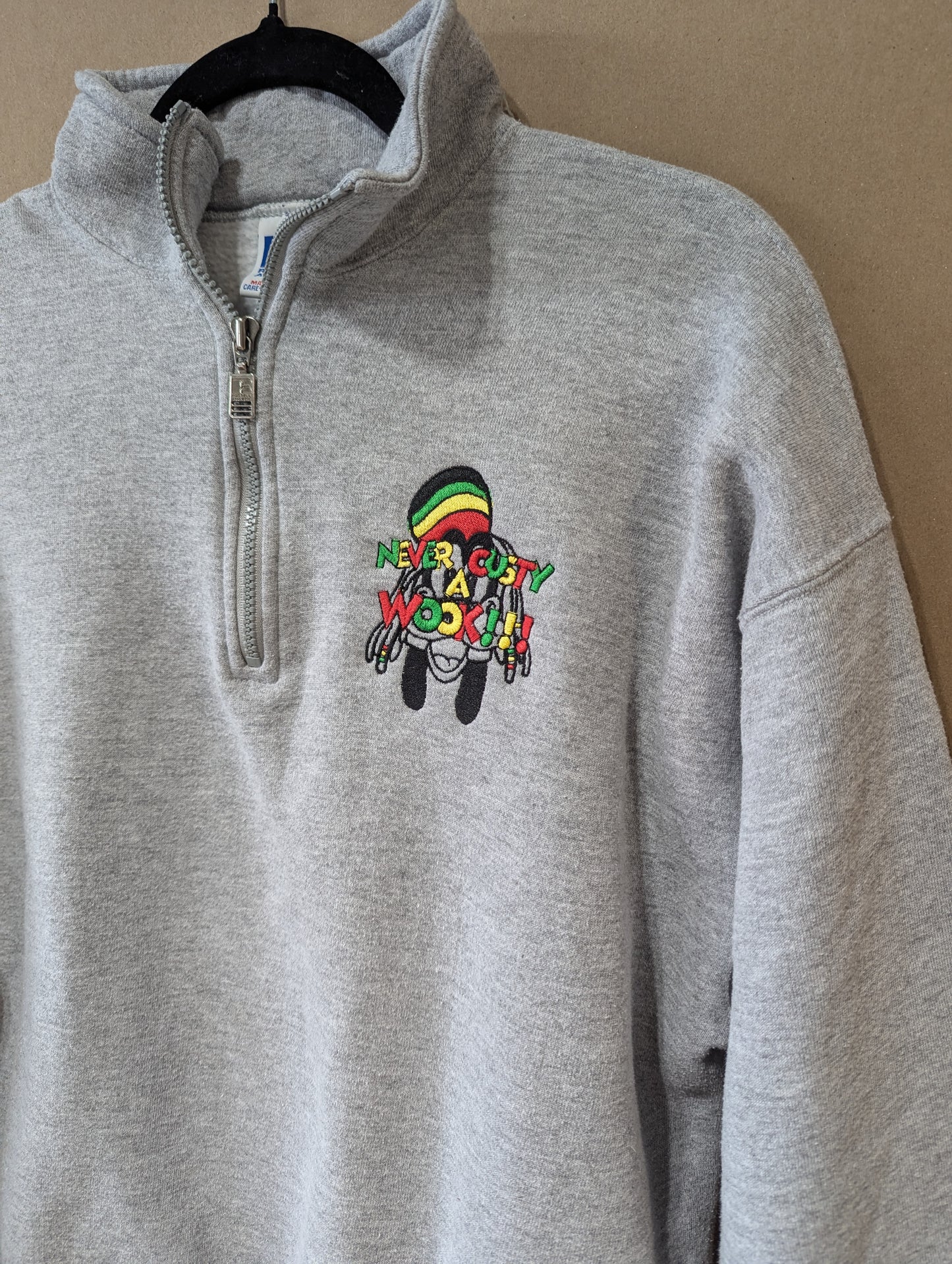 Goofy Wook Vintage Rustle Quarter Zip (Large)